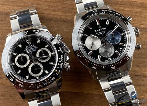 rolex daytona vs zenith review